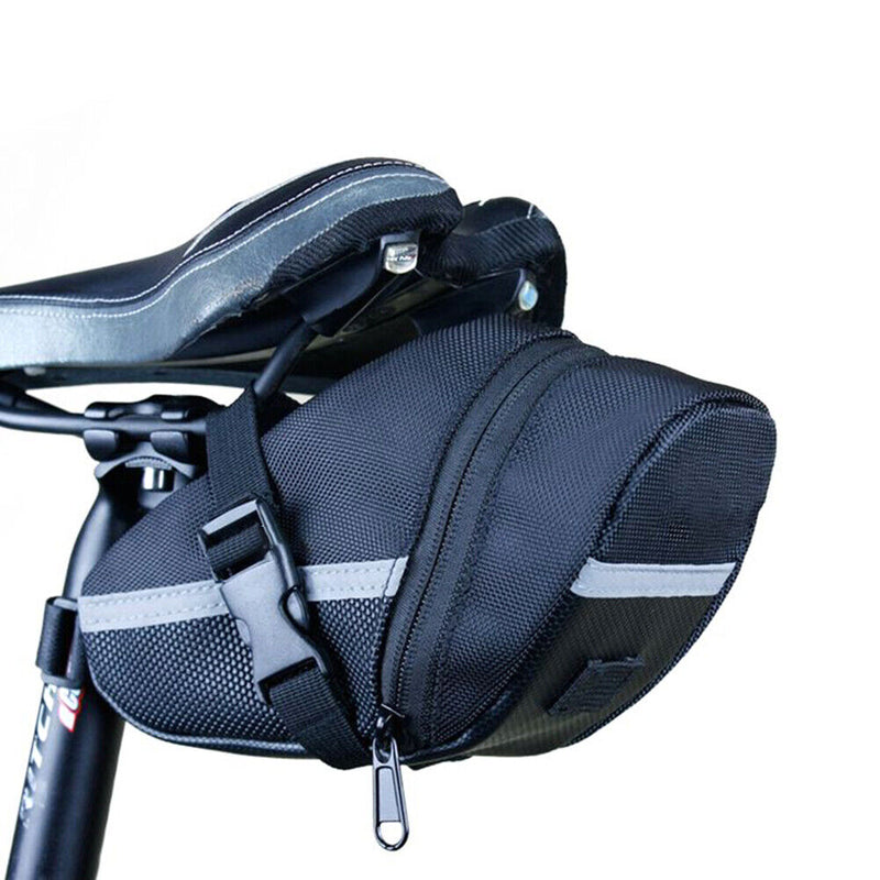Portable Reflective Bike Saddle Bag Pannier Bicycle Cycling Rear Seat Pouch