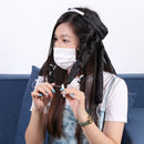Heatless Spiral Curlers Sleeping Headband Hair Curler Hair Styling (Black) Newly