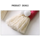 Pendant Jewelry Bag Hook Tassel Keychain Weaving Rainbow Keychains Ring Holder