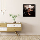 Frameless Oil Paint By Numbers Lady DIY Canvas Picture Craft Kit for Home Newly