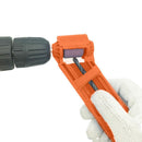2-12.5mm Drill Bit Sharpener Corundum Grinding Wheel for Polishing (Orange)