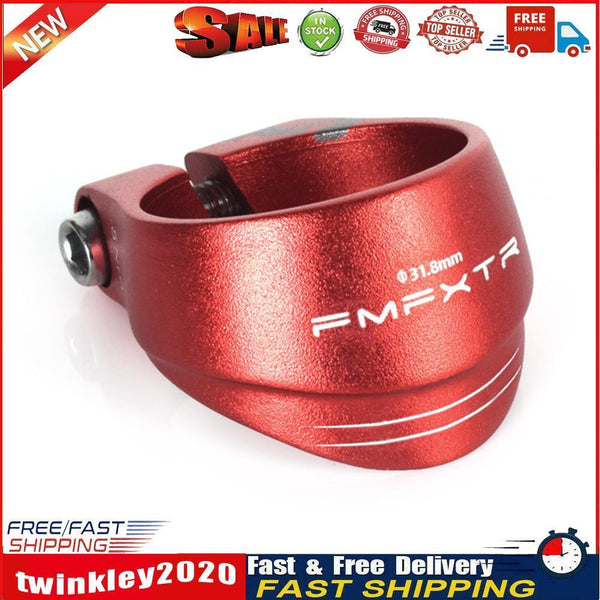 31.8mm Bicycle Saddle Seat Tube Clamp MTB Road Bike Seatpost Clamps (Red) Newly