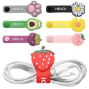 Multifunction Silicone Cable Protector Cord Protector Winder Data Line Storage