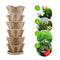 Strawberry Planter Pot Stackable Flowerpots Plants Seedling Holder (Beige) Newly