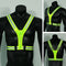 LED Reflective Running Vest, Safety Gear for Night Running, Walking, Cyclin