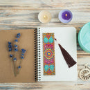 DIY Special Shaped Diamond Painting Leather Bookmark with Tassel Office Supplies