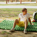 Waterproof Sleep Inflatable Mattress Outdoor Double Cushion Storage Bag Pillow