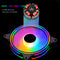 COOLMOON 12cm Quiet Cooling Fan PC Case Large 4 Pin LED Heatsink for Desktop