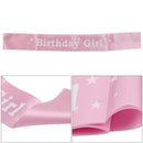 PINK BIRTHDAY GIRL SASH GIRLS NIGHT OUT PARTY DECORATION GIFT RIBBON