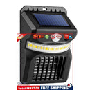 Solar wall lamp electric shock mosquito lamp outdoor waterproof white warm