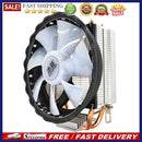 SNOWMAN 120mm CPU Cooler Radiator PWM RGB Light 2 Heat Pipes for Intel LGA 2011