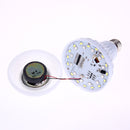 Intelligent E27 LED White + RGB Light Ball Bulb Colorful Lamp Smart Music A