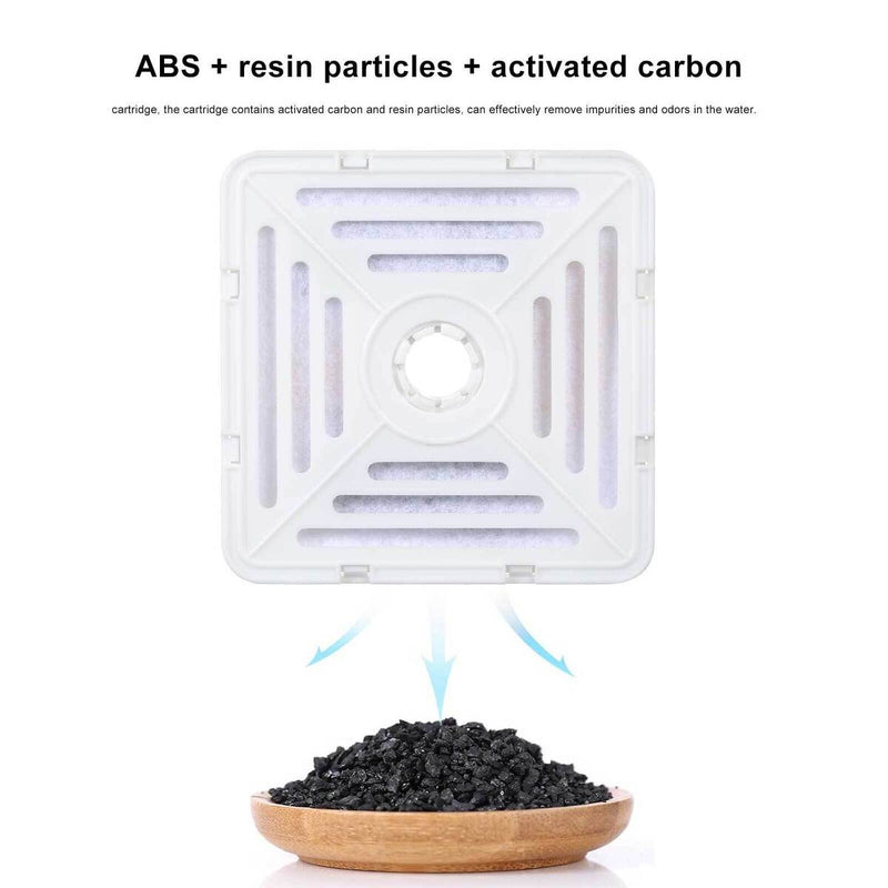 2L Automatic Pet Fountain, USB Powered Water Dispenser, with Water Level Wi