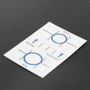 10 Sets Golf Impact Tapes Labels Recorder Kit for Woods Irons and Putter Newly
