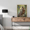 Frameless Girl and Wolf Oil Paint by Numbers Kit Handpainted Art Wall Handicr