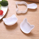 Cat Rice Ball Mould Onigiri Maker Set Cartoon Sushi Making Kitchen Tools
