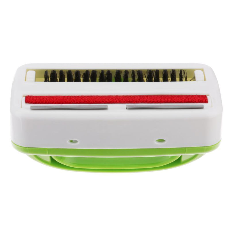 Handheld Carpet Brushes Table Sofa Bed Crumb Sweeper Roller Cleaner (Green)
