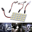T10 5050 24SMD LED Panel Car Interior White Light Festoon Dome Lamp Blub Newly