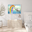Diamond Painting Rainbow Elephant Full Round Drill Picture of Rhinestone Drawing