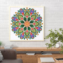 DIY Mosaic Mandala Pattern Part Special Shape Diamond Painting Kit (YK134) Newly
