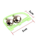 10pcs/Set Luminous Twin Bells Fishing Bite Alarms Portable Fishing Tackle