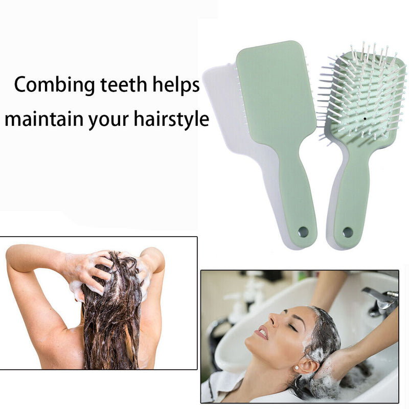 Detangling Hair Brush Soft Bristles Fine Tooth Air Cushion Massage Scalp Comb