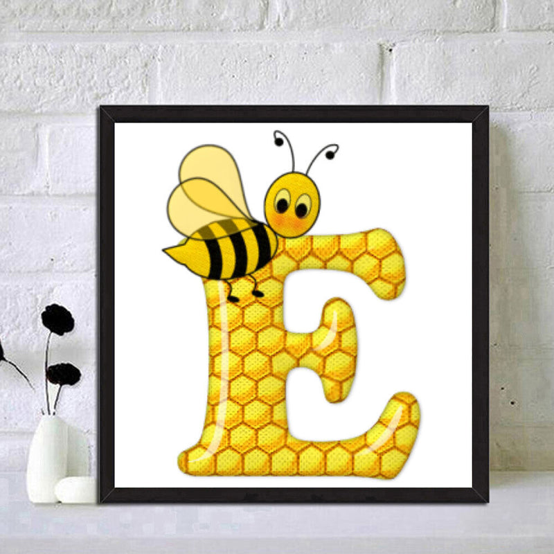 5D Diamond Painting Kit DIY Bee Round Drill Mosaic Picture Art