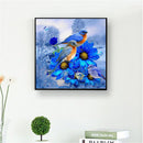5D Blue Bird Diamond Painting Cross Stitch Mosaic Picture Needlework Decor Newly