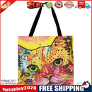 Colorful cat Printed Shoulder Shopping Bag Casual Large Tote Handbag
