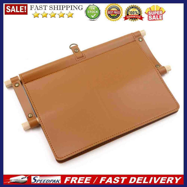 Portable Tissue Hanger Holder Punch Free PU Outdoor Camping Roll Paper Racks