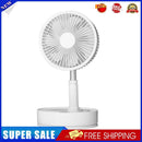 Telescopic Fan Summer Remote Control Desktop Table Floor Standing Fan White