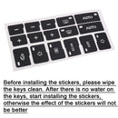 AC Climate Control Button Repair Decals Stickers For AUDI A4 B6 B7 2000-2004