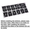 AC Climate Control Button Repair Decals Stickers For AUDI A4 B6 B7 2000-2004