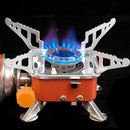 Portable Outdoor Camping Picnic BBQ Gas Furnace Foldable Snap-Type Square Stove