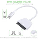 Super Speed USB3.1 Type-C to 22 Pin SATA Hard Drive Adapter Cable Converter