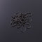Carp Fishing Hooks, High Carbon Steel Bait Jig Fish Hooks with Sharp Barb, 20pcs