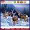DIY Acrylic Oil Painting Canvas Deer Handpainted Acrylic Painting By Numbers