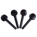 4pcs Violin Tuning Pegs Ebony Violin Peg Musical Instrument Violin Part Kit