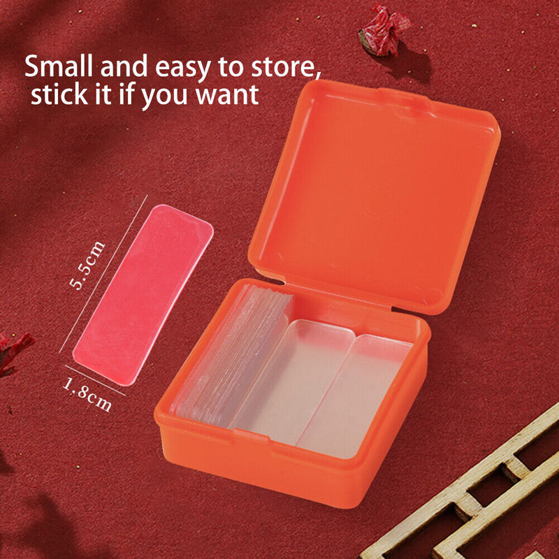 60pcs Strong Double Sided Tape Adhesive Sticky Transparent Seamless Stickers