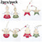 Xmas Hanging Christmas Tree Decoration Wooden Ornaments  Snowman/Elk/Angel