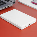 2.5 inch USB 3.0 Hard Disk Enclosure 6Gbps HDD SSD External Case (White)