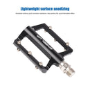 WHEEL UP Bicycle Flat Pedal Aluminum Bearing MTB Bike Platform Pedals 1 Pair