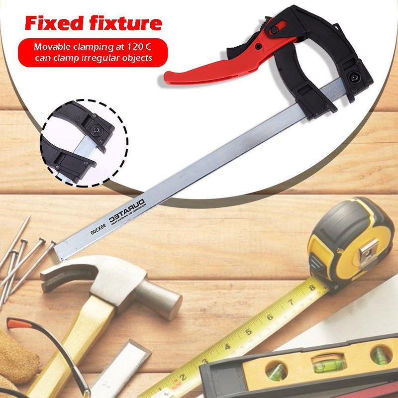 DURATEC Ratchet F Clamp Woodworking Clamp Quick Grip Wood Clip (DT64090300)
