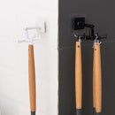 360 Rotatable Kitchen Hooks Organizer Wardrobe Home Hanger Racks (Black) Newly