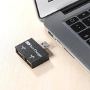 Hillrong USB 2.0 Male to Dual Female Charger Dual 2 Port USB DC 5V Charging
