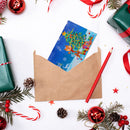 Christmas Card Special Shape Glitter Diamond DIY Cards Drill Kit (5DHK078) Newly