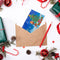 Christmas Card Special Shape Glitter Diamond DIY Cards Drill Kit (5DHK078) Newly