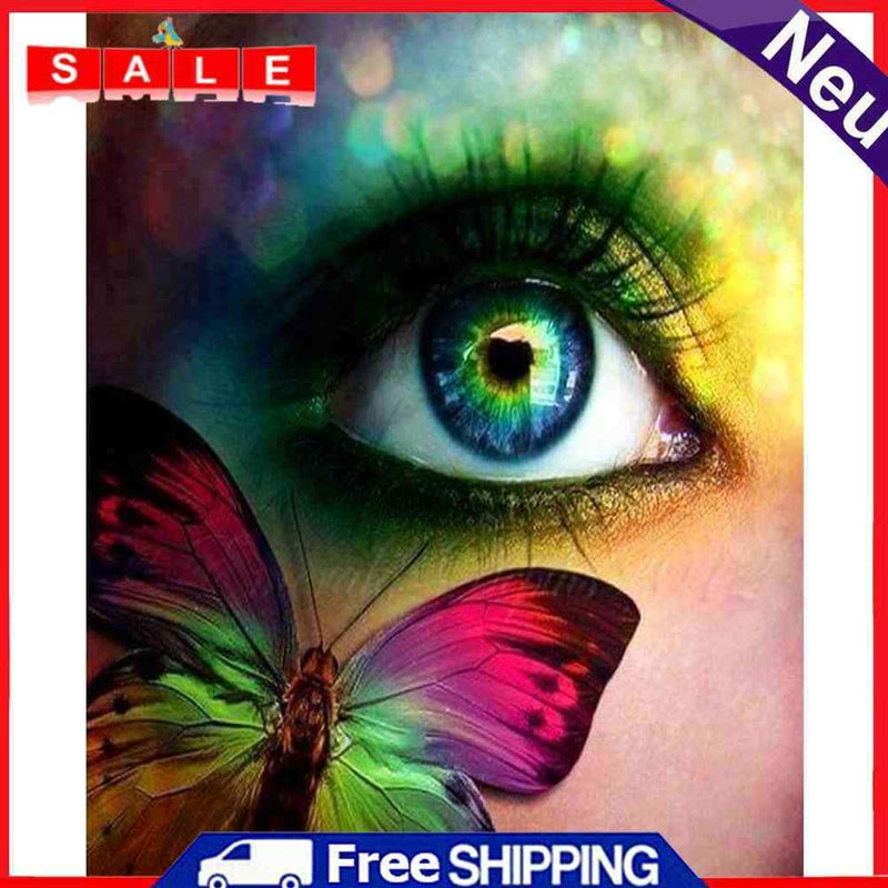 Green eyes 40x50cm oil paint by numbers DIY painting
