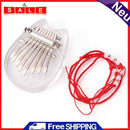 8 Keys Acrylic Kalimba Cute Kitty Clear Thumb Finger Piano Children Kids Gift