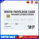 White Privilege Trumps Jokes Men Women Give Gifts Collectable Laminated Car